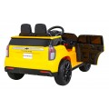Chevrolet Tahoe Elektrické autíčko pre deti Žlté + Ovládač + EVA + Rádio MP3 + LED