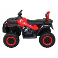 Quad XT-Speed pre deti Červený + Pohon 4x4 + EVA + Pomalý štart + Rádio MP3 + LED