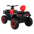 Quad XT-Speed pre deti Červený + Pohon 4x4 + EVA + Pomalý štart + Rádio MP3 + LED