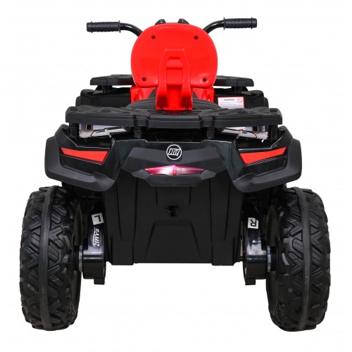 Quad XT-Speed pre deti Červený + Pohon 4x4 + EVA + Pomalý štart + Rádio MP3 + LED