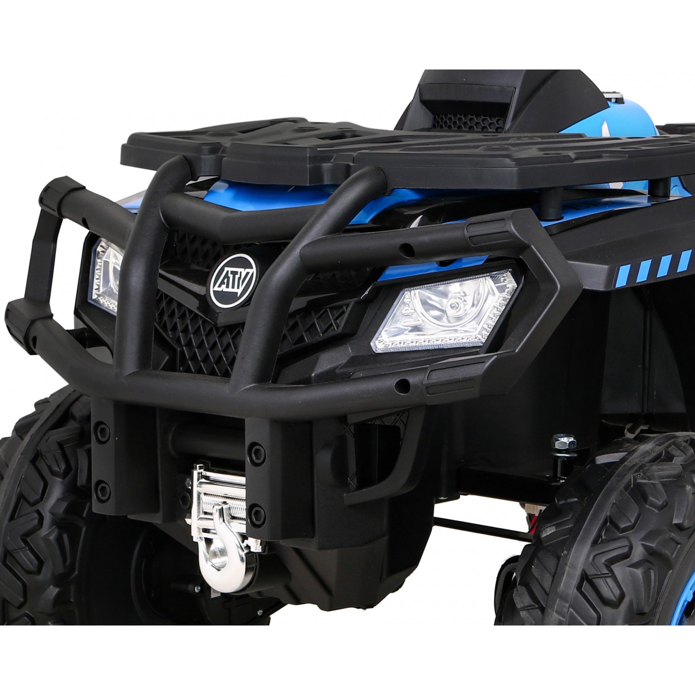 Quad XT-Speed pre deti Modrý + Pohon 4x4 + EVA + Pomalý štart + Rádio MP3 + LED