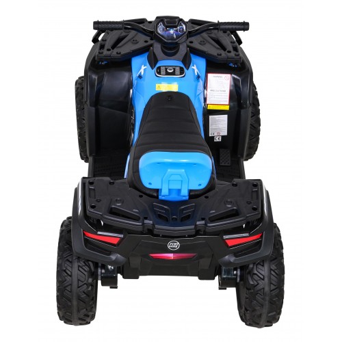 Quad XT-Speed pre deti Modrý + Pohon 4x4 + EVA + Pomalý štart + Rádio MP3 + LED