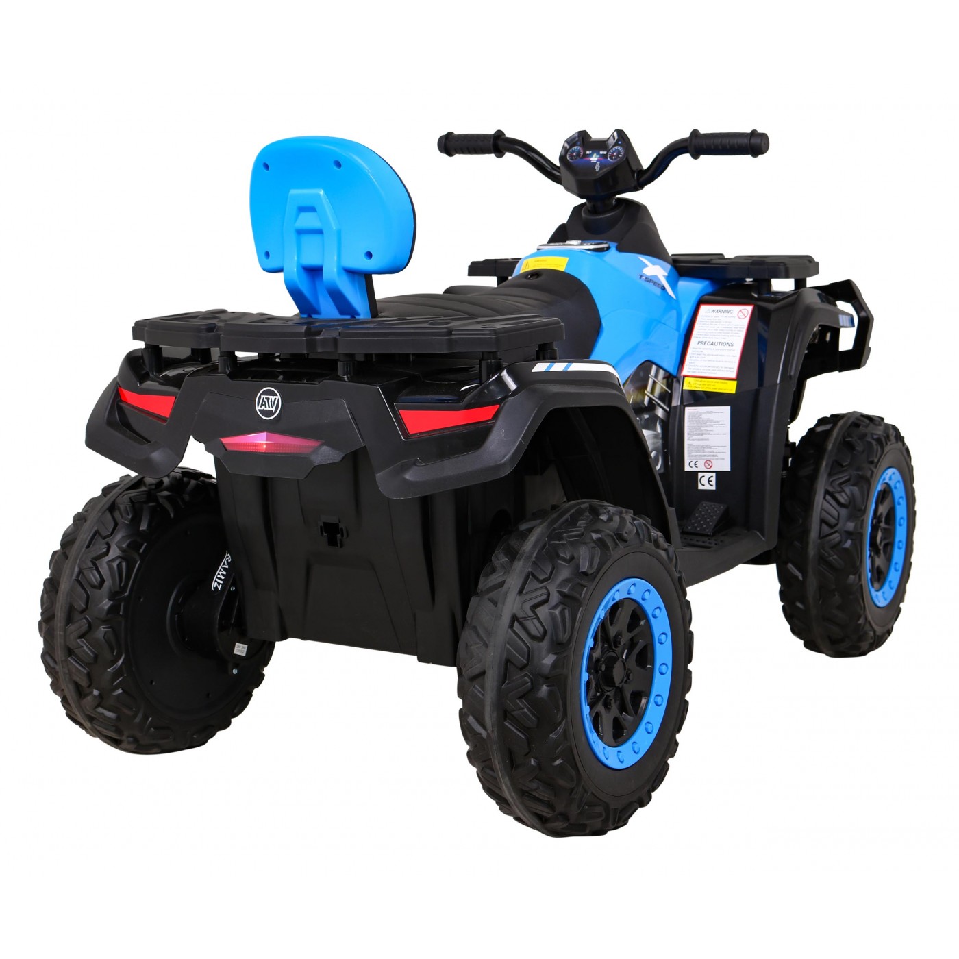 Quad XT-Speed pre deti Modrý + Pohon 4x4 + EVA + Pomalý štart + Rádio MP3 + LED