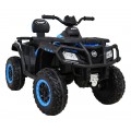 Quad XT-Speed pre deti Modrý + Pohon 4x4 + EVA + Pomalý štart + Rádio MP3 + LED
