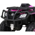 Quad XT-Speed pre deti Ružový + Pohon 4x4 + EVA + Pomalý štart + Rádio MP3 + LED