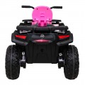 Quad XT-Speed pre deti Ružový + Pohon 4x4 + EVA + Pomalý štart + Rádio MP3 + LED