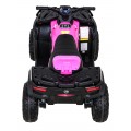 Quad XT-Speed pre deti Ružový + Pohon 4x4 + EVA + Pomalý štart + Rádio MP3 + LED