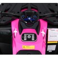 Quad XT-Speed pre deti Ružový + Pohon 4x4 + EVA + Pomalý štart + Rádio MP3 + LED