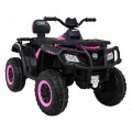 Quad XT-Speed pre deti Ružový + Pohon 4x4 + EVA + Pomalý štart + Rádio MP3 + LED