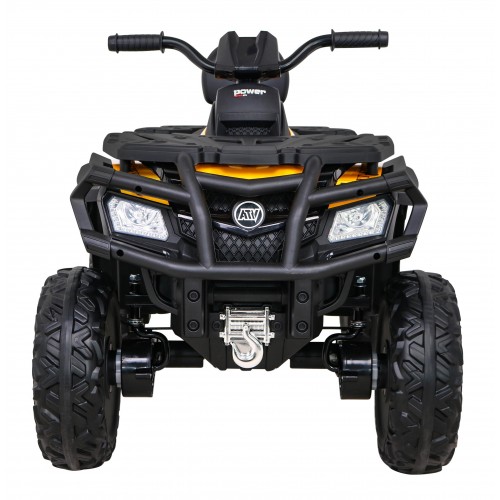 Quad XT-Speed pre deti Žltý + Pohon 4x4 + EVA + Pomalý štart + Rádio MP3 + LED