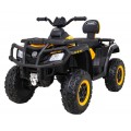 Quad XT-Speed pre deti Žltý + Pohon 4x4 + EVA + Pomalý štart + Rádio MP3 + LED