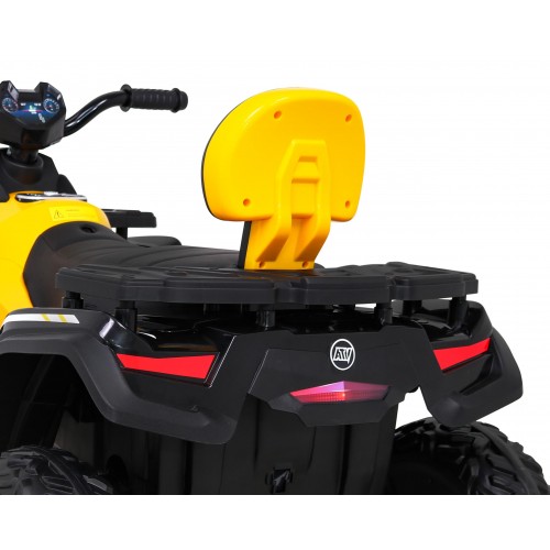 Quad XT-Speed pre deti Žltý + Pohon 4x4 + EVA + Pomalý štart + Rádio MP3 + LED