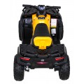 Quad XT-Speed pre deti Žltý + Pohon 4x4 + EVA + Pomalý štart + Rádio MP3 + LED