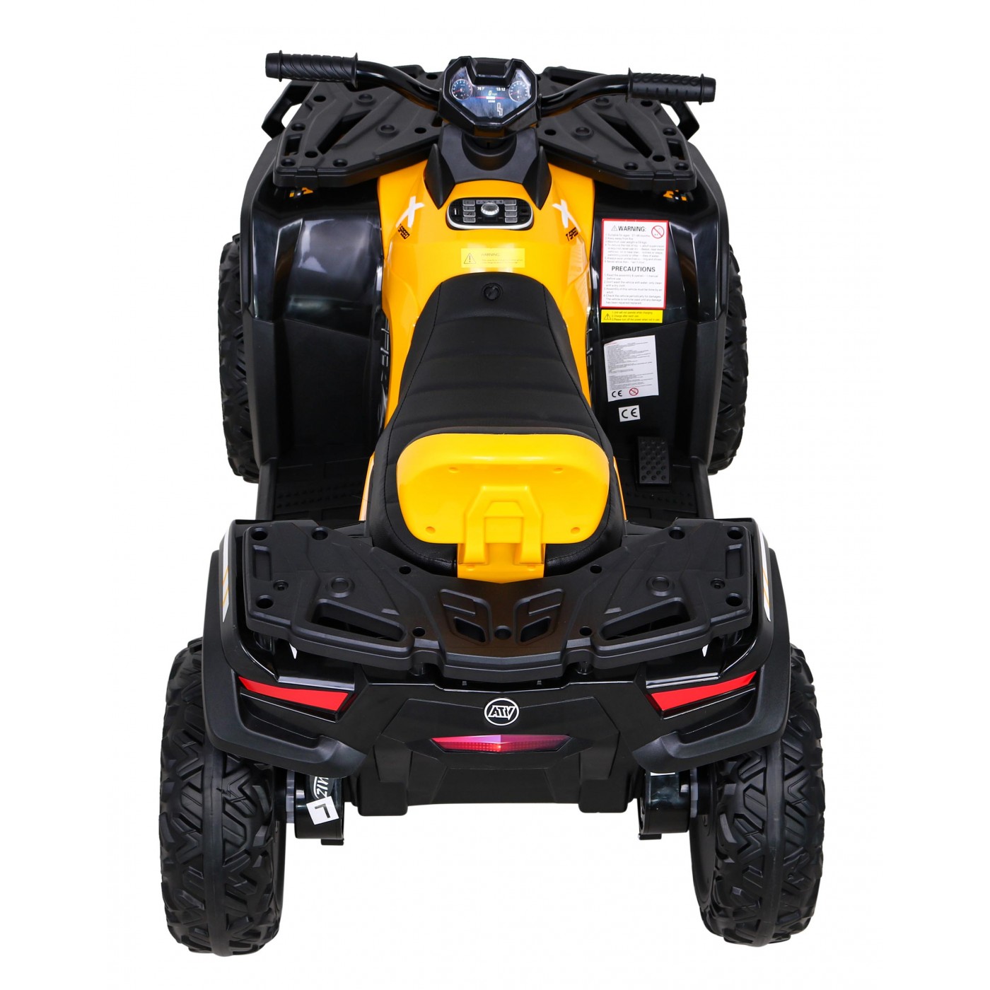 Quad XT-Speed pre deti Žltý + Pohon 4x4 + EVA + Pomalý štart + Rádio MP3 + LED