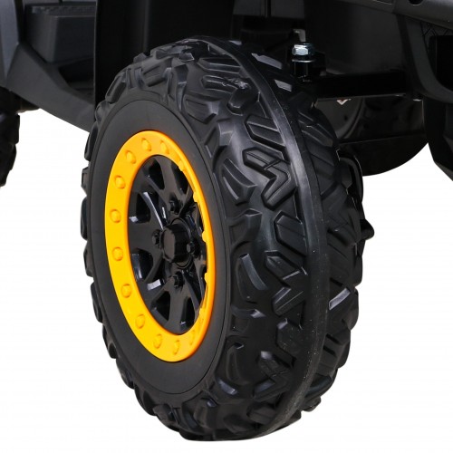 Quad XT-Speed pre deti Žltý + Pohon 4x4 + EVA + Pomalý štart + Rádio MP3 + LED