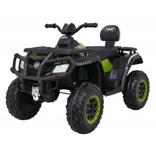Quad XT-Speed pre deti Zelený + Pohon 4x4 + EVA + Pomalý štart + Rádio MP3 + LED