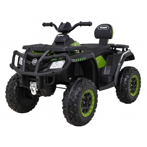 Quad XT-Speed pre deti Zelený + Pohon 4x4 + EVA + Pomalý štart + Rádio MP3 + LED