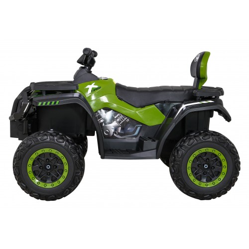 Quad XT-Speed pre deti Zelený + Pohon 4x4 + EVA + Pomalý štart + Rádio MP3 + LED