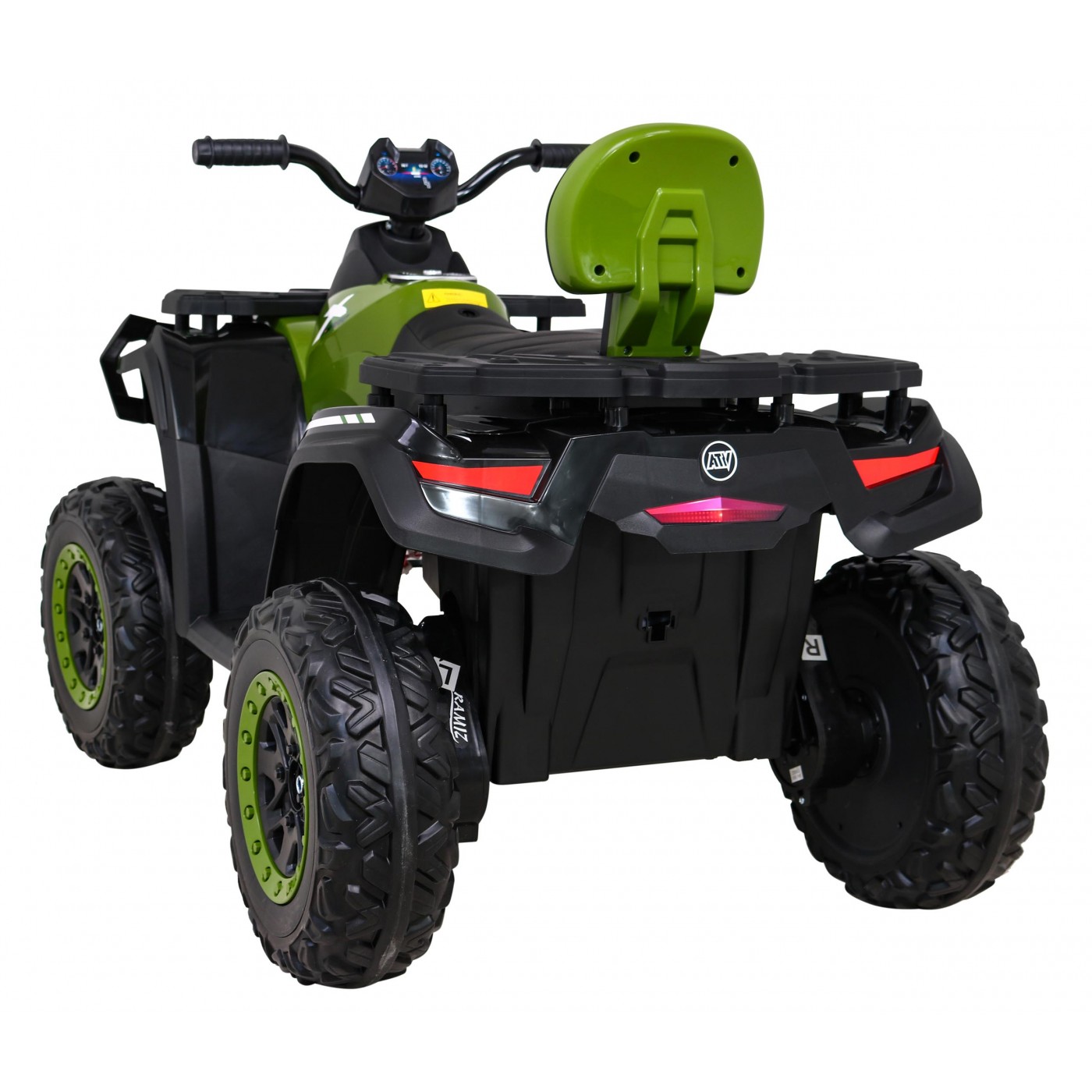 Quad XT-Speed pre deti Zelený + Pohon 4x4 + EVA + Pomalý štart + Rádio MP3 + LED