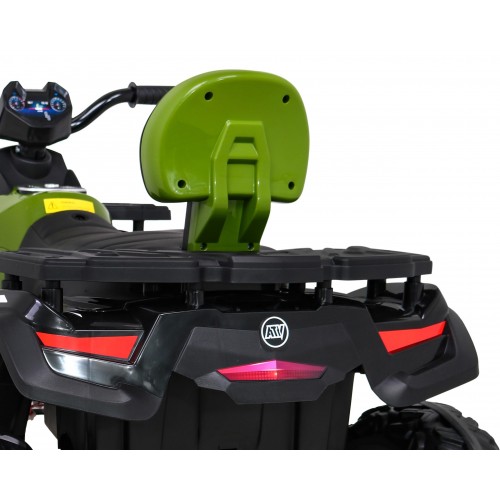 Quad XT-Speed pre deti Zelený + Pohon 4x4 + EVA + Pomalý štart + Rádio MP3 + LED