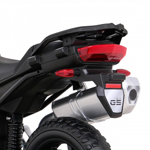 Motorka BMW F850 GS na batériu pre deti Biely + Pomocné kolieska + Audio LED + Pomalý štart + EVA