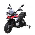 Motorka BMW F850 GS na batériu pre deti Červený + Pomocné kolieska + Audio LED + Pomalý štart + EVA