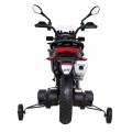 Motorka BMW F850 GS na batériu pre deti Červený + Pomocné kolieska + Audio LED + Pomalý štart + EVA