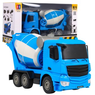 Domiešavač betónu pre deti 6+ Stavebné vozidlo 1:26 Pohyblivé časti + Trecí pohon