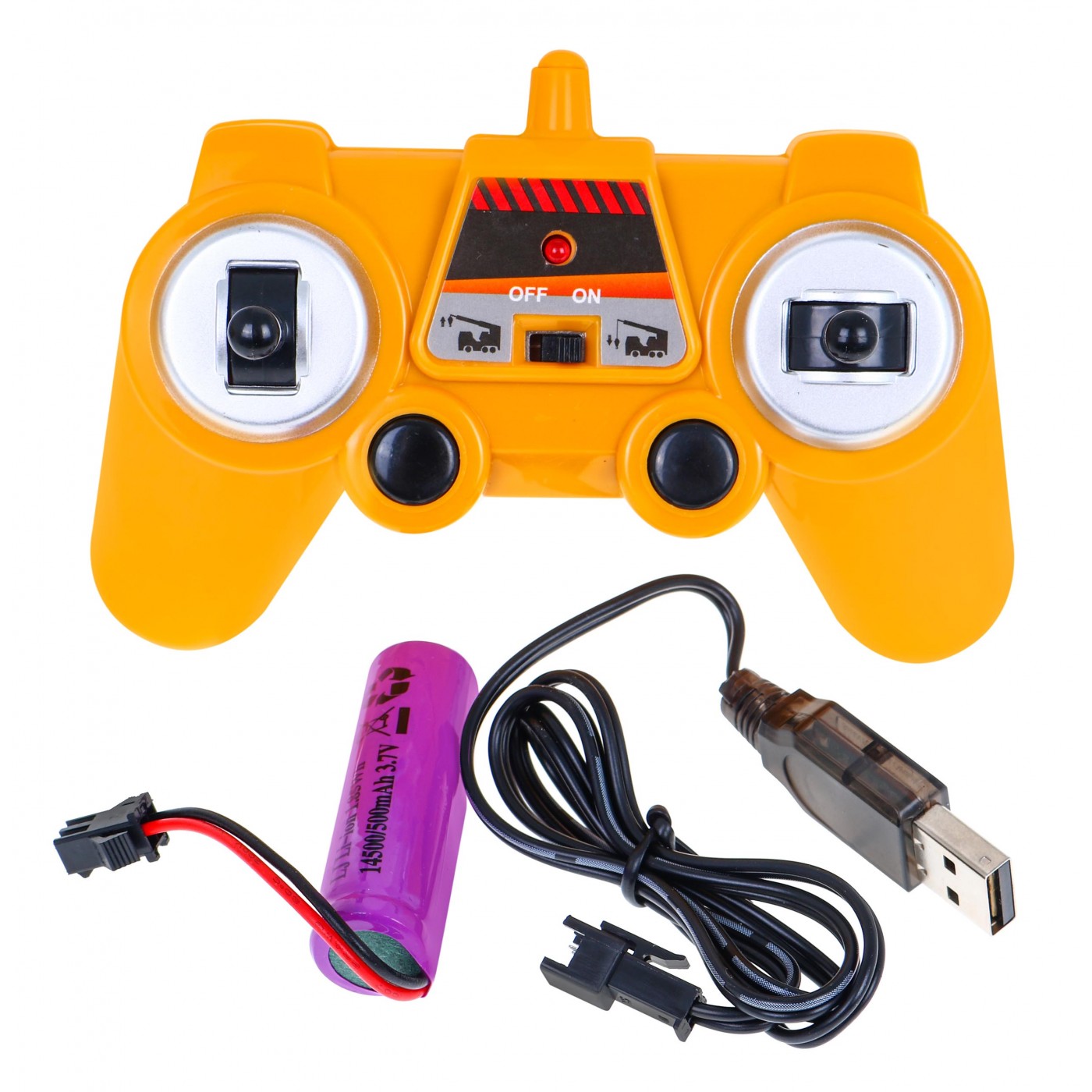 Diaľkovo ovládaný žeriav HDS pre deti 6+ Interaktívny model Double E 1:26