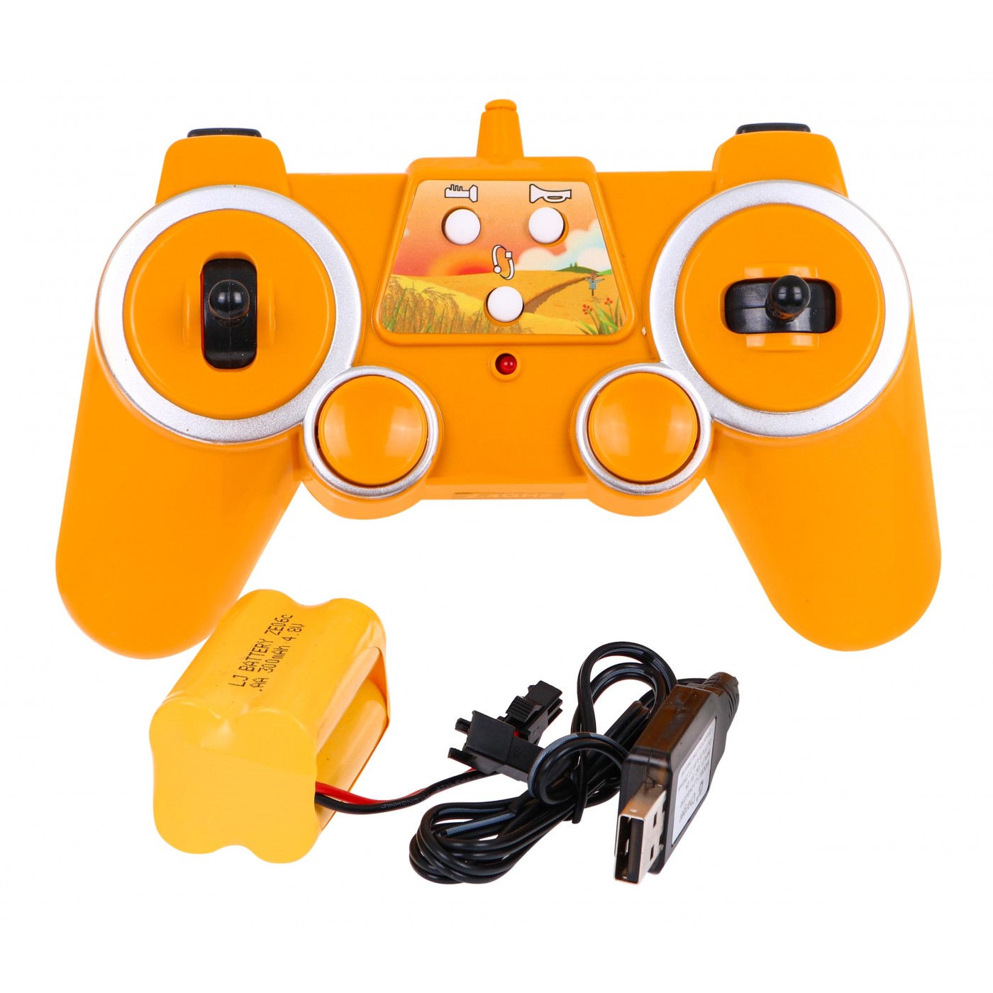 Diaľkovo ovládaný traktor JCB Fastrac 4220 pre deti 6+ Interaktívny model Double E 1:16