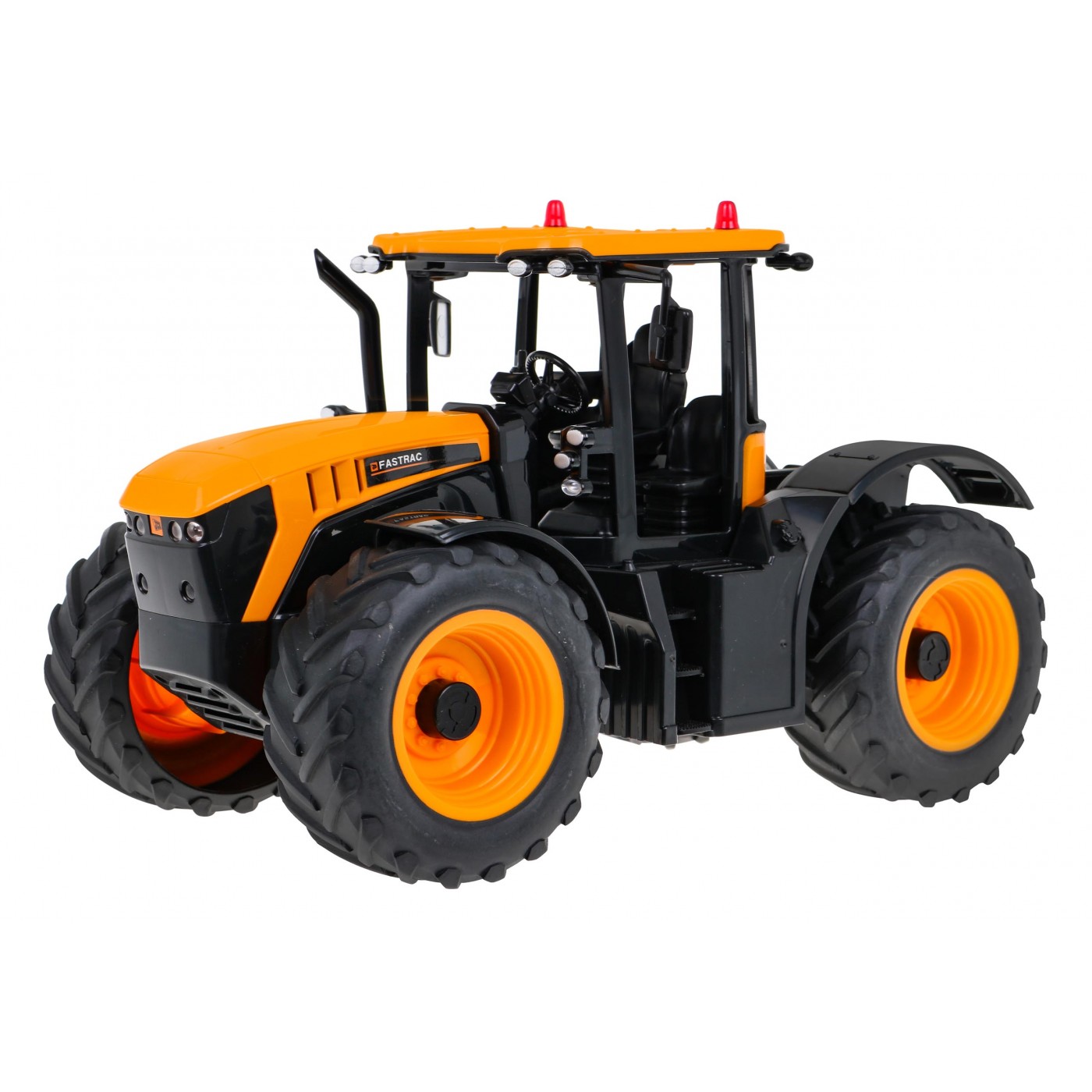 Diaľkovo ovládaný traktor JCB Fastrac 4220 pre deti 6+ Interaktívny model Double E 1:16