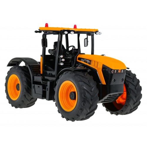 Diaľkovo ovládaný traktor JCB Fastrac 4220 pre deti 6+ Interaktívny model Double E 1:16
