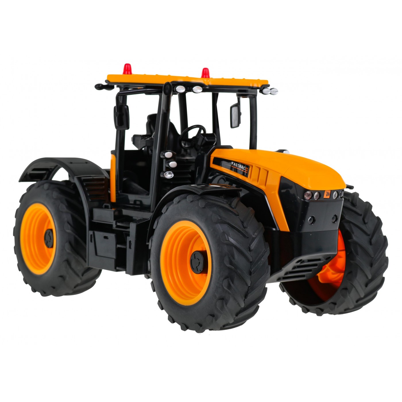 Diaľkovo ovládaný traktor JCB Fastrac 4220 pre deti 6+ Interaktívny model Double E 1:16
