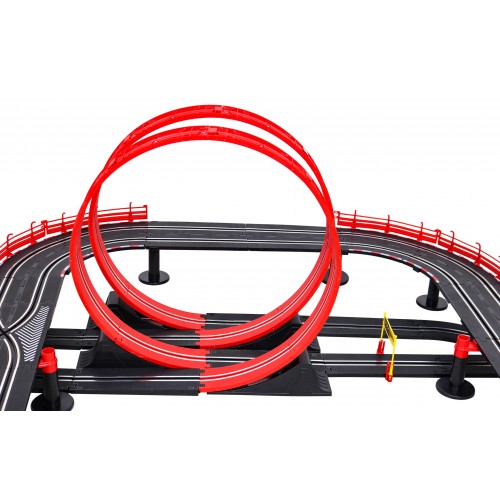 Veľká závodná dráha Top Turbo pre deti 8+ Diaľkové ovládané autíčka + Interaktívne funkcie