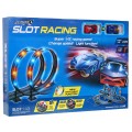 7-metrová pretekárska dráha pre deti 3-8 + Funkcia zmeny rýchlosti + 2 autíčka + Svieti
