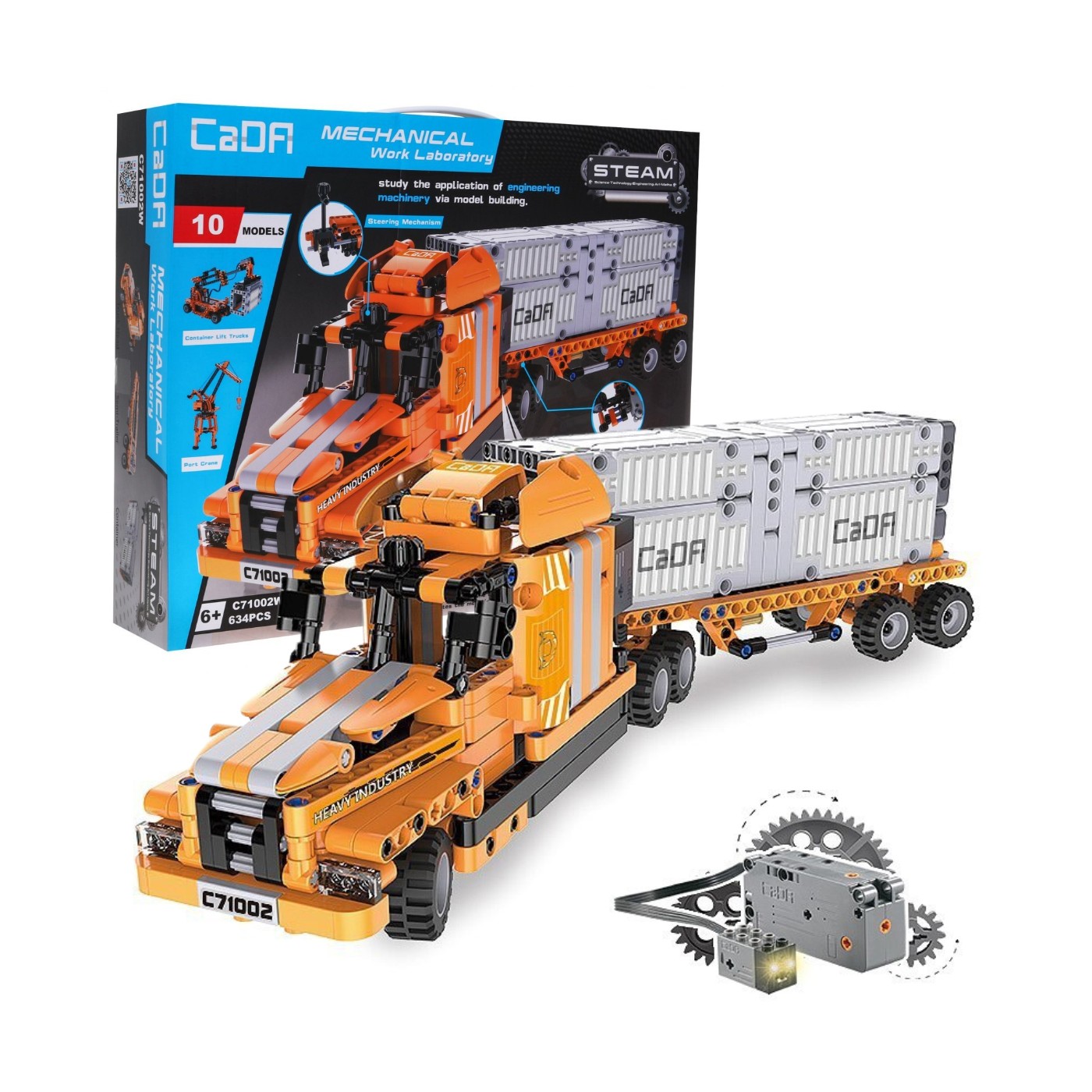 Stavebnica Simulátor prístavného inžinierstva 10 Vozidiel 634 ks EE