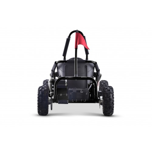 Motokára Fast Dragon na batériu Čierna 30km/h + Motor 1000W + Nafukovacie kolesá + Regulácia sedadla + Pásy