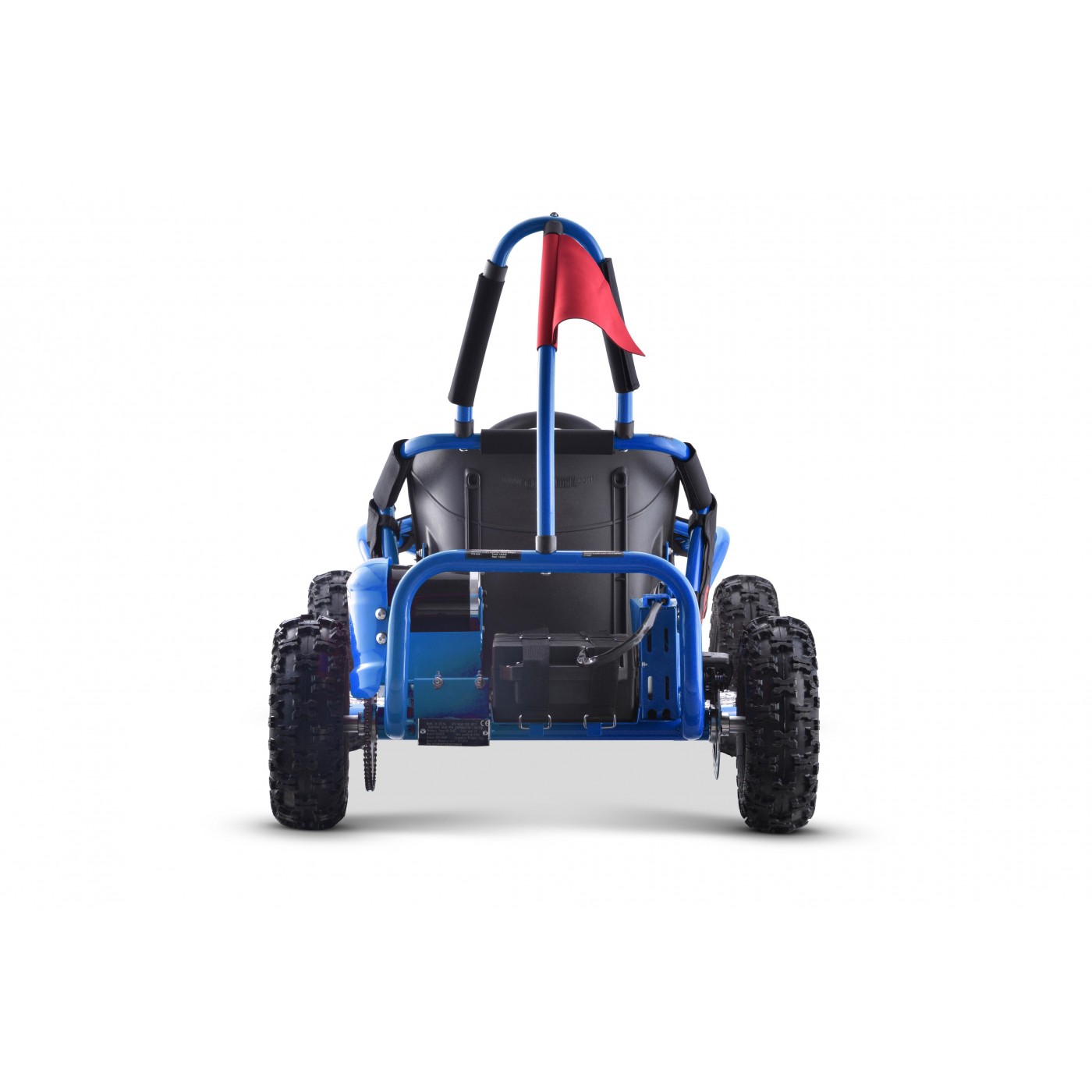 Motokára Fast Dragon na batériu Modrá 30km/h + Motor 1000W + Nafukovacie kolesá + Regulácia sedadla + Pásy