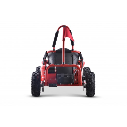 Motokára Fast Dragon na batériu Červená 30km/h + Motor 1000W + Nafukovacie kolesá + Regulácia sedadla + Pásy