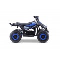 Quad E-STAR na batériu Modrý 35km/h + Bezkefkový motor 1000W + Nafukovacie kolesá + Regulácia sedadla