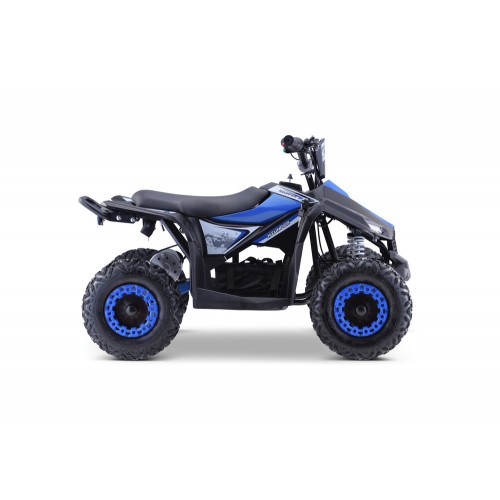 Quad E-STAR na batériu Modrý 35km/h + Bezkefkový motor 1000W + Nafukovacie kolesá + Regulácia sedadla