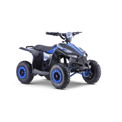 Quad Highper na batériu Modrý 35km/h + Bezkefkový motor 1000W + Nafukovacie kolesá + Regulácia sedadla