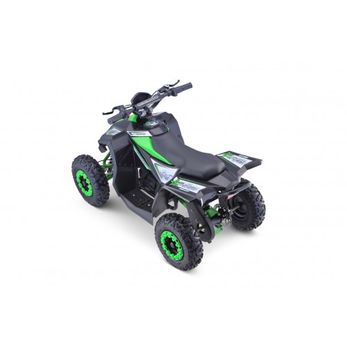 Quad E-STAR na batériu Zelený 35km/h + Bezkefkový motor 1000W + Nafukovacie kolesá + Regulácia sedadla