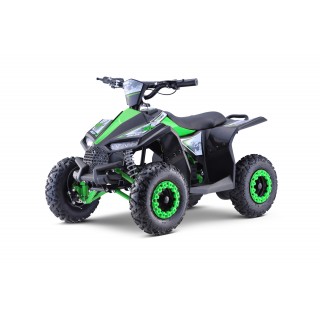 Quad E-STAR na batériu Zelený 35km/h + Bezkefkový motor 1000W + Nafukovacie kolesá + Regulácia sedadla