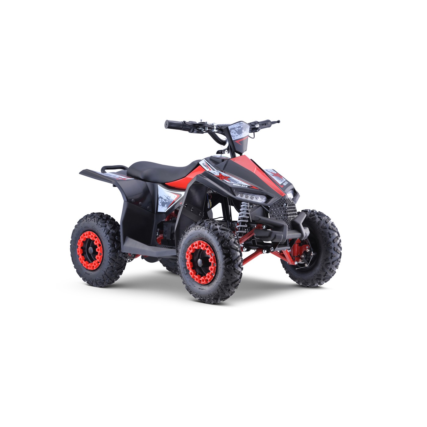 Quad E-STAR  na batériu Červený 35km/h + Bezkefkový motor 1000W + Nafukovacie kolesá + Regulácia sedadla