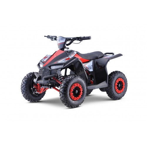 Quad E-STAR  na batériu Červený 35km/h + Bezkefkový motor 1000W + Nafukovacie kolesá + Regulácia sedadla