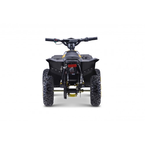 Quad Highper na batériu Žltý 35km/h + Bezkefkový motor 1000W + Nafukovacie kolesá + Regulácia sedadla