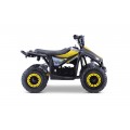 Quad Highper na batériu Žltý 35km/h + Bezkefkový motor 1000W + Nafukovacie kolesá + Regulácia sedadla
