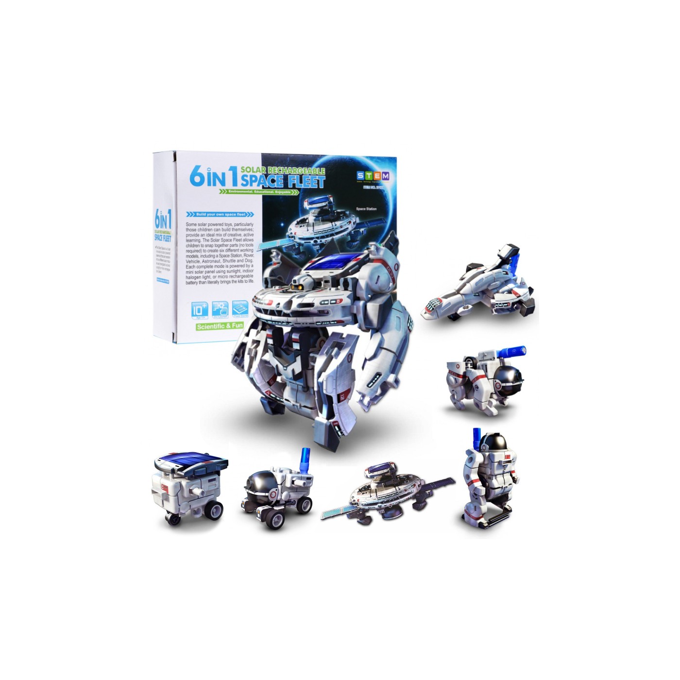 Solárna sada 7v1 Modrá