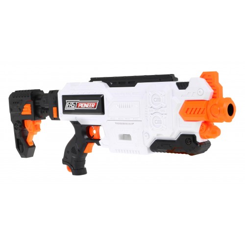 Puška pre deti 8+ Mäkké náboje + príslušenstvo Hračková zbraň Fast Pioneer